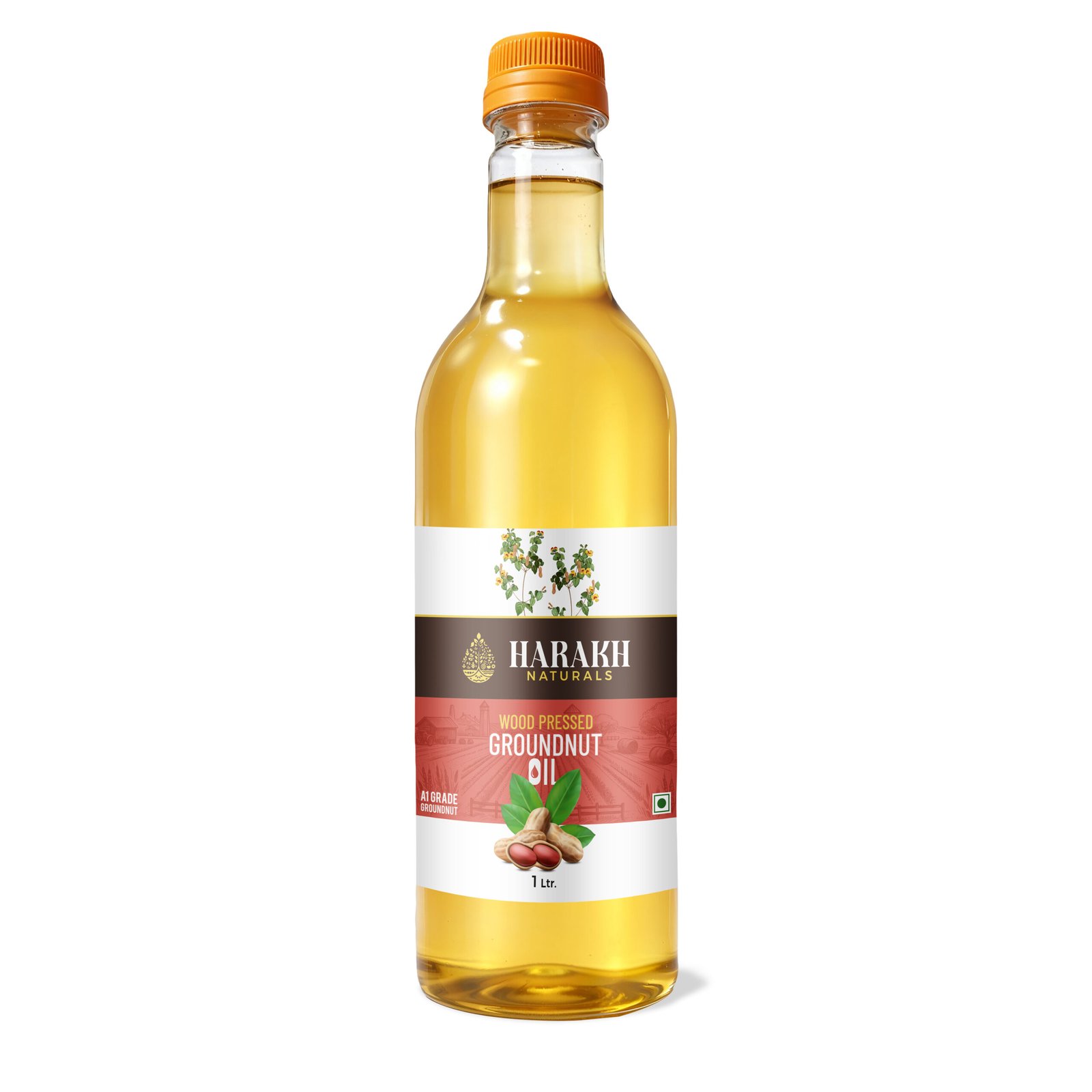 Groundnut front Groundnut oil - 1 litre - Image 1