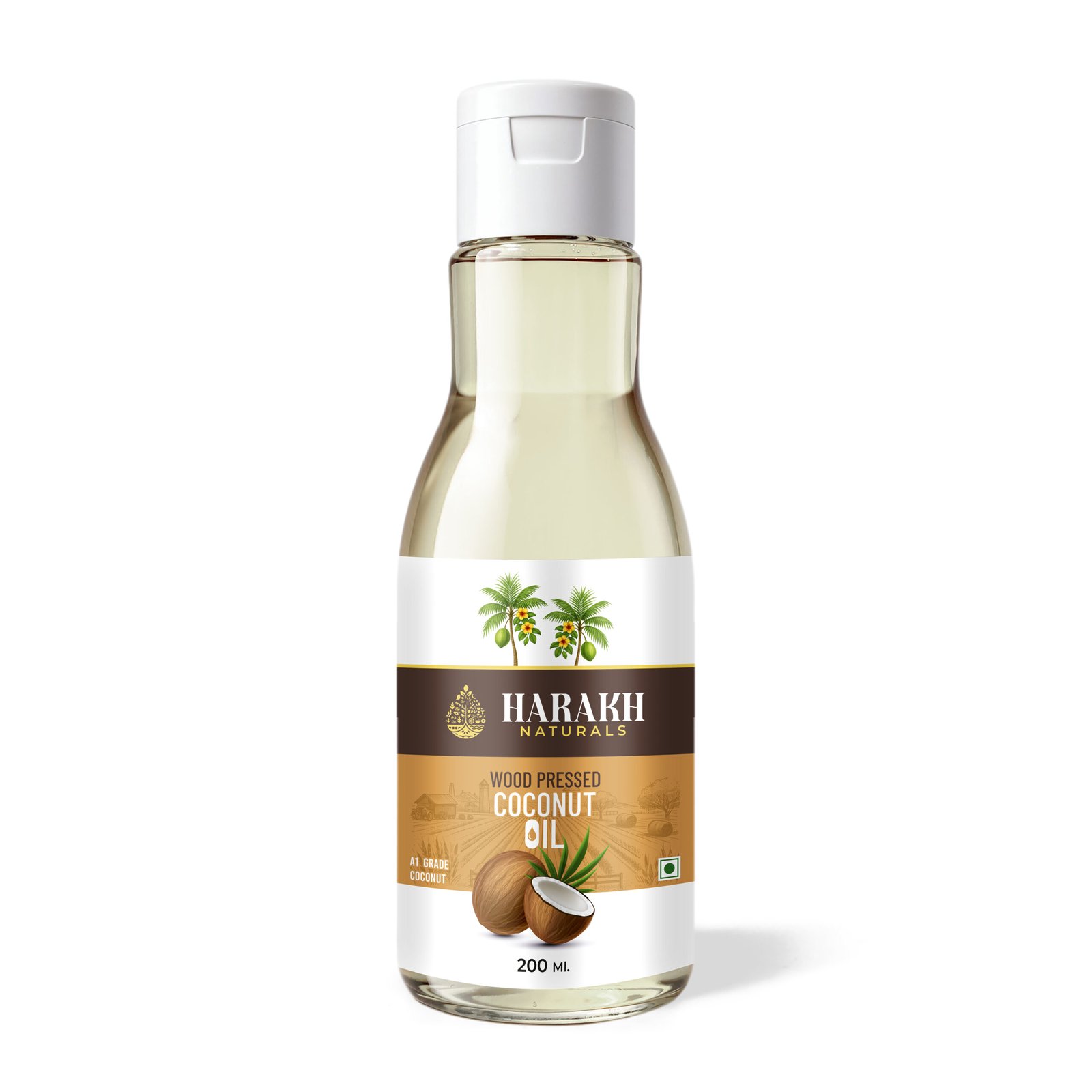 coconut copy Coconut Oil - 200 ml - Image 1