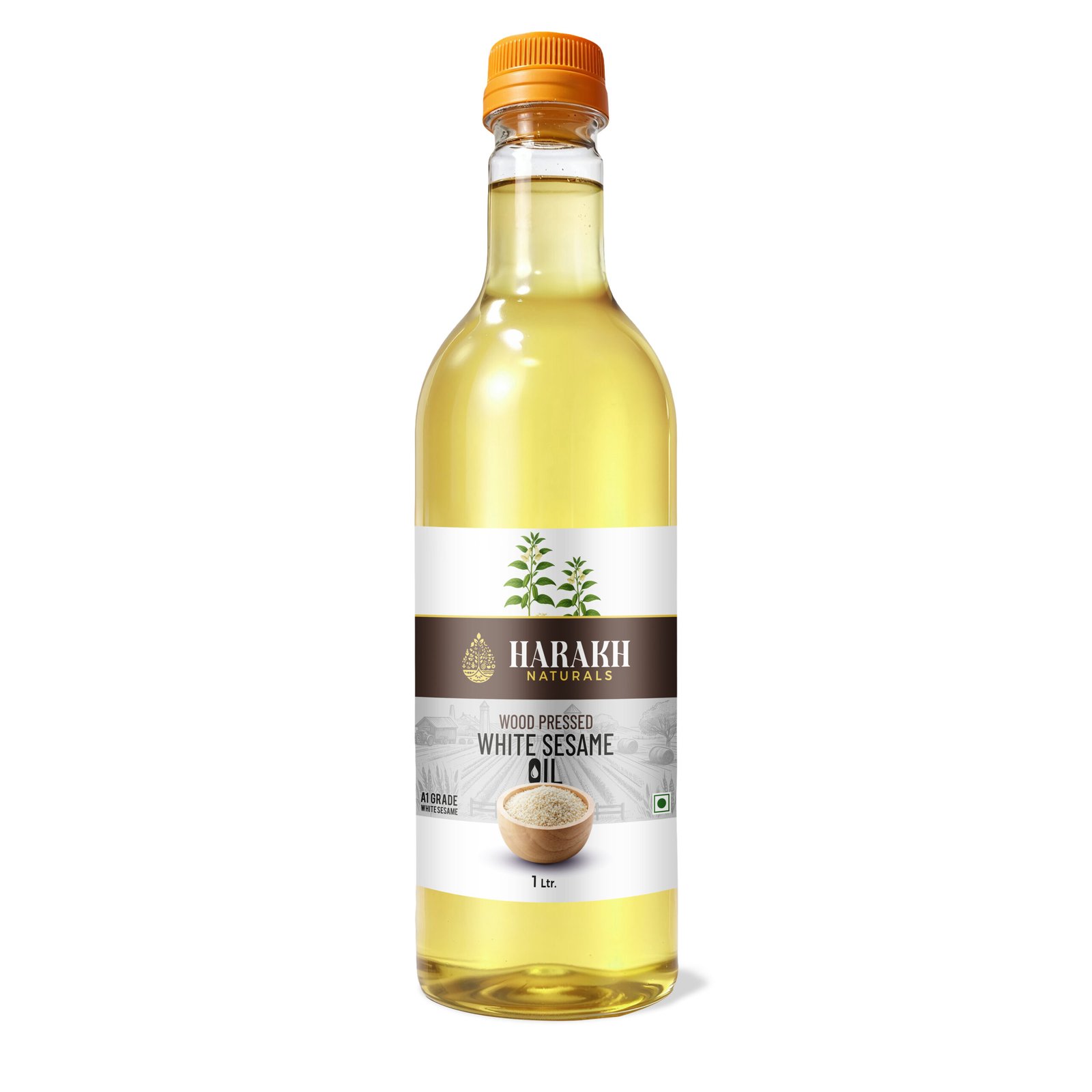 white sesame copy White Sesame Oil - 1 Litre - Image 1